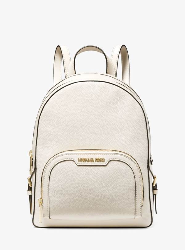 Damske Batohy Michael Kors Jaycee Medium Pebbled Leather Krém - Kabelky Michael Kors Sleva | MRIFS-5927